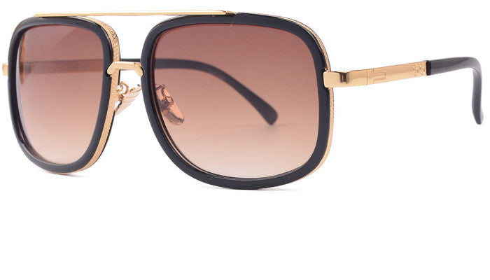 Flat Top Hot Square Sunglasses Mens and Women Luxury Brand Design Couple Lady Celebrity Brad Pitt Sun Glasses Super star Eyewear