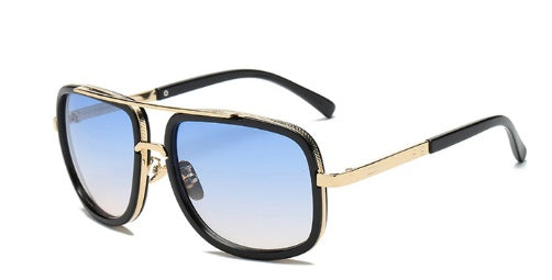 Flat Top Hot Square Sunglasses Mens and Women Luxury Brand Design Couple Lady Celebrity Brad Pitt Sun Glasses Super star Eyewear