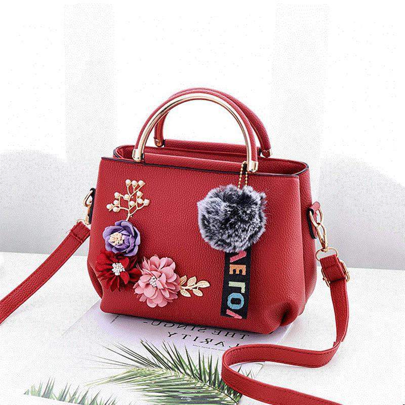 Women's Tattoo Flower Handbags New Flower Hand Ladies Bags