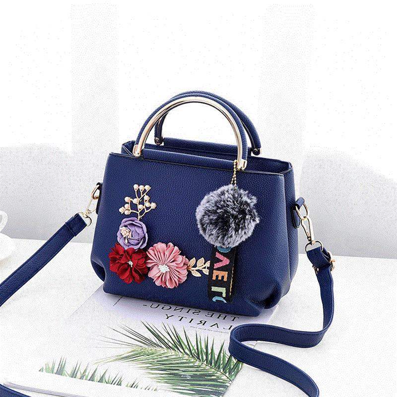 Women's Tattoo Flower Handbags New Flower Hand Ladies Bags