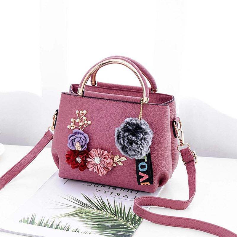 Women's Tattoo Flower Handbags New Flower Hand Ladies Bags