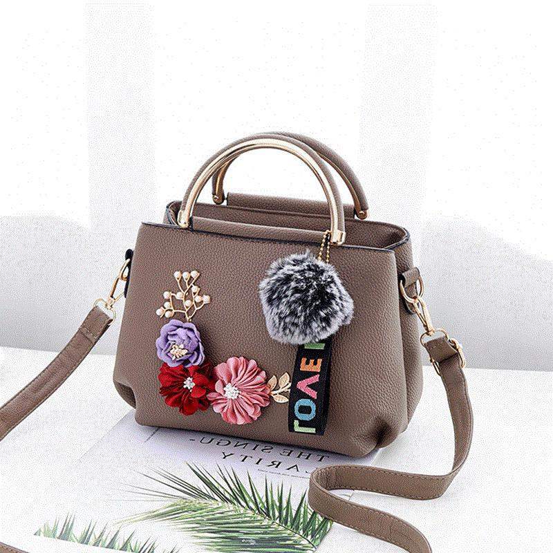 Women's Tattoo Flower Handbags New Flower Hand Ladies Bags