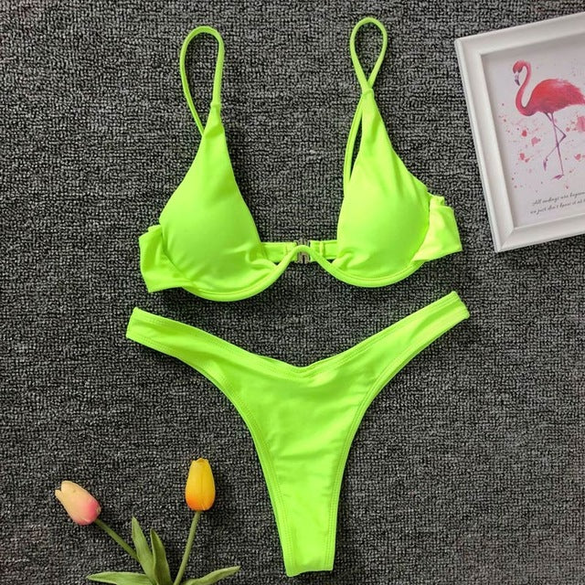 Sexy Women Bikini Beachwear Push-up Swimwear Swimwear