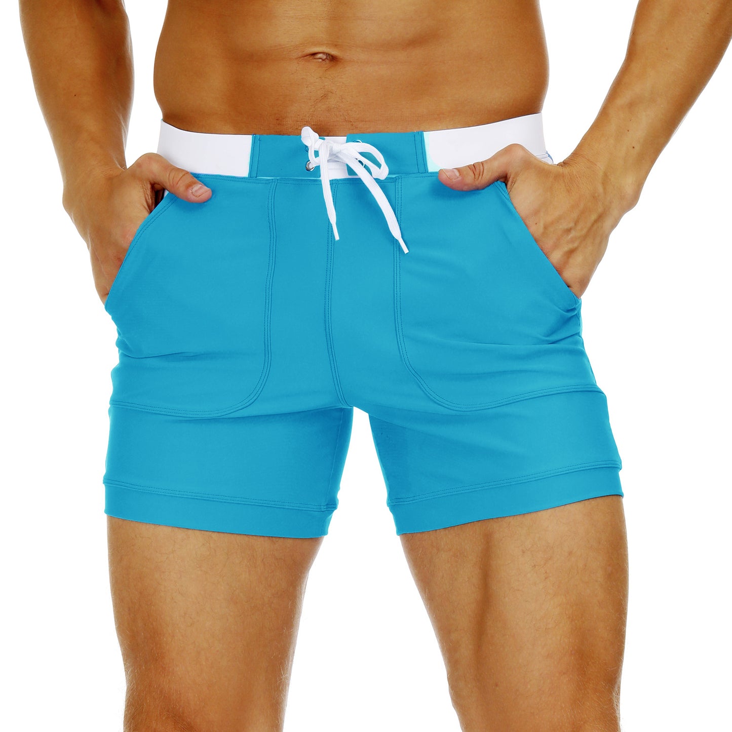 Men's Swimsuit Boxer Swim Shorts