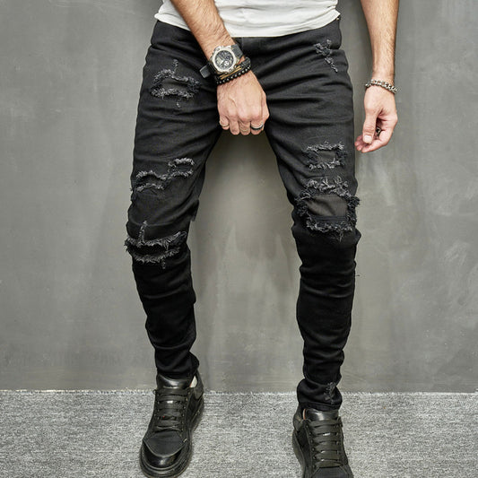 2023 Men's Stretch Skinny Jeans Casual Light Color